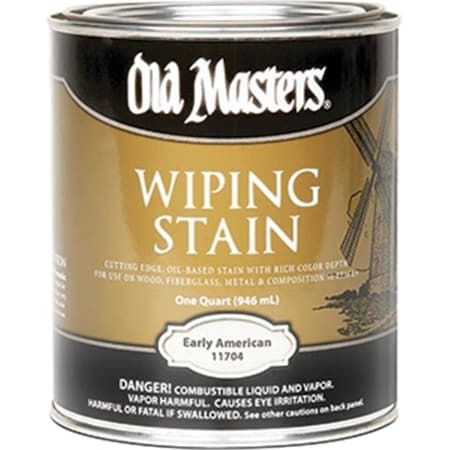 Old Masters 11704 Early American Wiping 240 Voc Stain - 1 Quart 86348117044